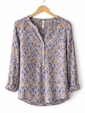 Southwestern Print Blouse